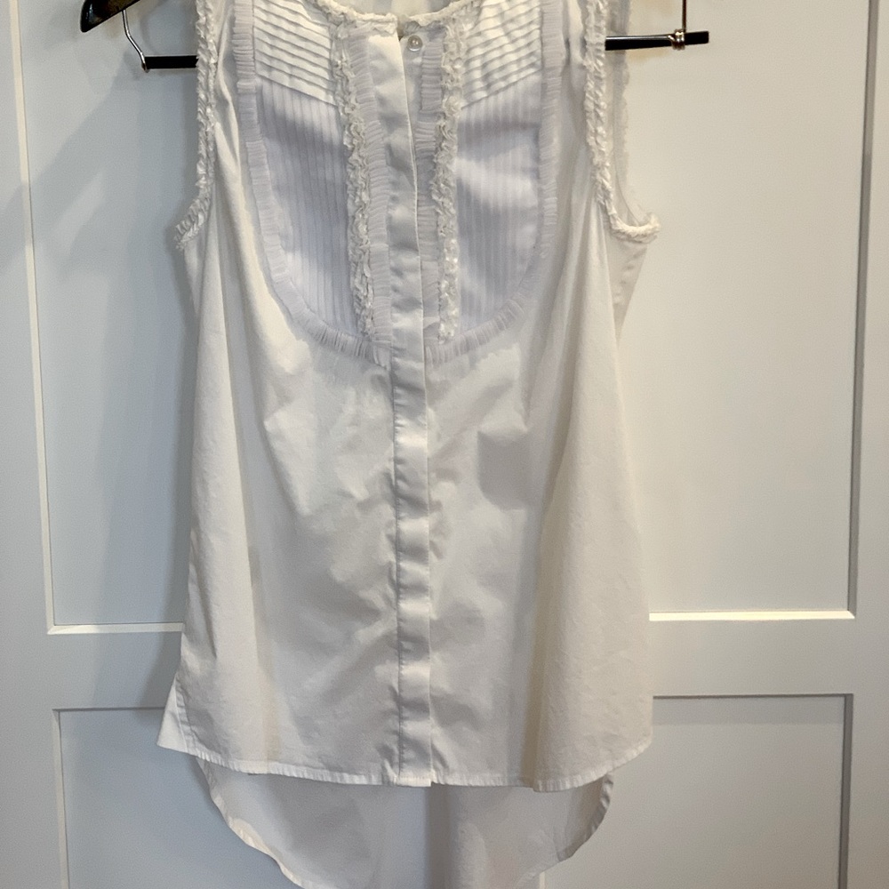 BCBG ruffle top